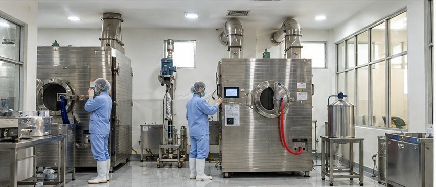 Processing room at the PT. Ikong facility in Balaraja